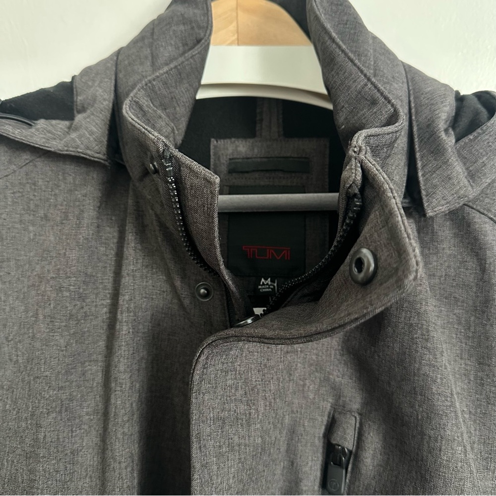 TUMI Soft Shell Commuter Jacket (F77123) - Gray / Black